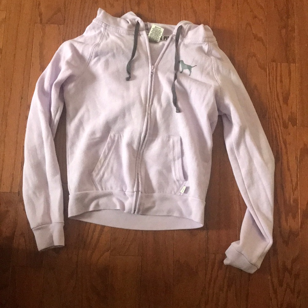Pink light purple hoodie xs